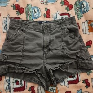 Hollister Women's Gray Cargo Shorts